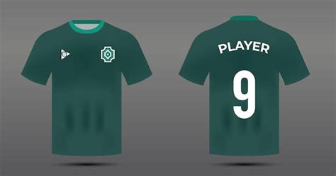 Premium Vector | Soccer jersey for Saudi Arabia national team with front and back view