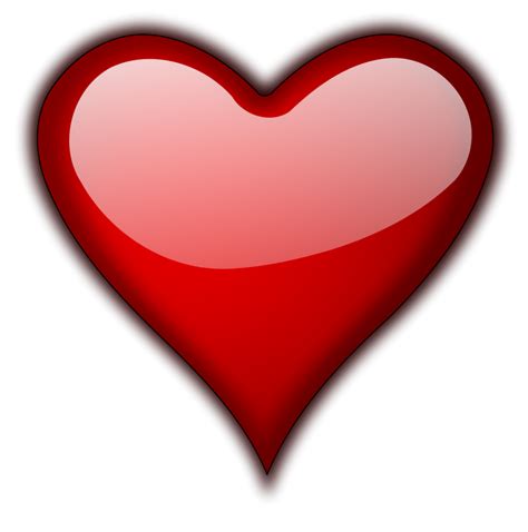 Heart | Free Stock Photo | Illustration of a red heart isolated on a transparent background ...
