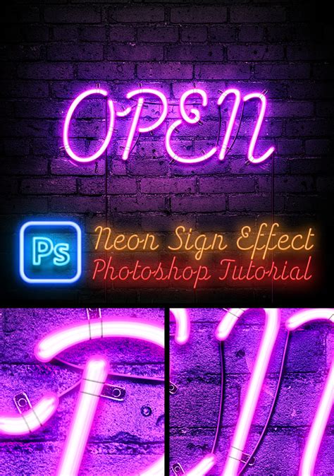 Neon Sign Effect Photoshop Tutorial – laurenlaird.com