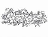 Adult Curse Word Coloring Pages sketch template