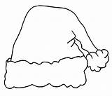 Santa Hat Coloring Page  Free Printable Pages For Kids sketch template