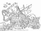 Sunken Shipwreck Coloring Pages Coloring Pages sketch template