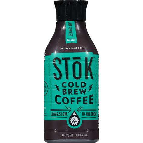 SToK Unsweetened Cold Brew Coffee, 48 Fl. Oz. - Walmart.com - Walmart.com