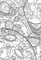 Planets Coloring Pages 100 Pieces Print Free For Kids sketch template