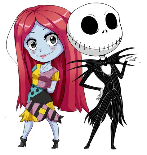 Jack and Sally commission by SweetxSnowxDream on DeviantArt