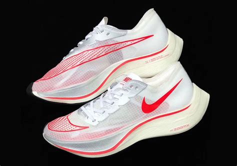 Nike Zoom VaporFly 5% White University Red Volt Release Date - SBD