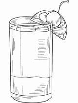 Cocktail coloring Page  Free Printable Coloring Pages sketch template