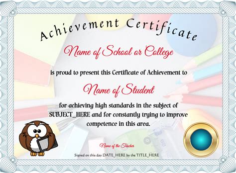 Free Student Awards & Certificates at clevercertificates.com #teachers #children #parent ...