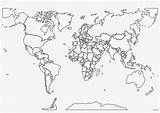 World Map Coloring Pages  Learny Kids sketch template