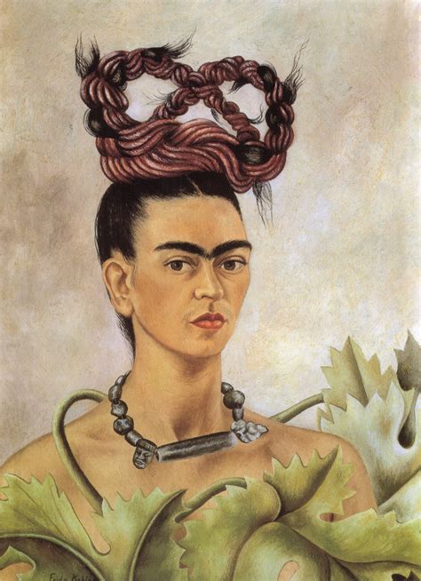 Self Portrait with Braid, 1941 - Frida Kahlo - WikiArt.org