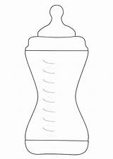 Baby Bottle Coloring Page sketch template