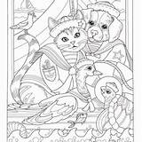 Creative Haven Best Dressed Pets Coloring Book  Sarnat Marjorie sketch template