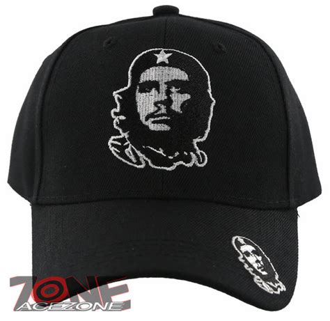 NEW! CHE GUEVARA FACE BALL CAP HAT BLACK – AceZone.com