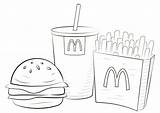 McDonald Malvorlage sketch template
