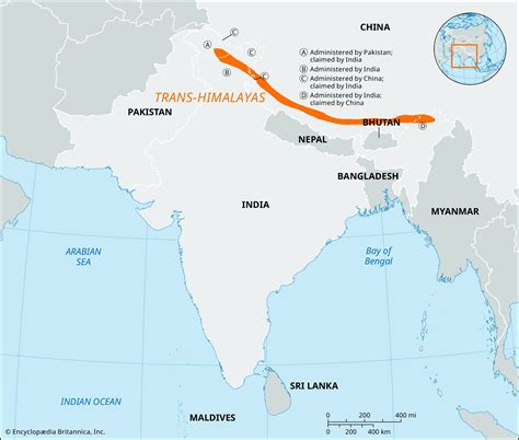 Himalaya In India Map - Allene Madelina