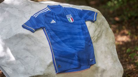 The new Italian National team jersey's made by adidas