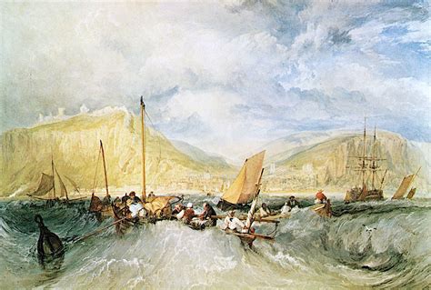 Hastings from the Sea Painting | Joseph Mallord William Turner Oil ...