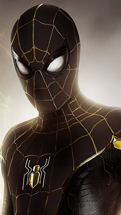 Black And Gold Spider Man Wallpaper