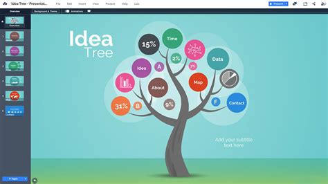 Infographic Tree Prezi Template | Prezibase
