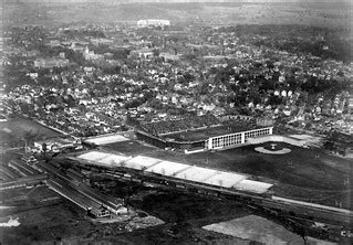From the air: a football Saturday at Ferry Field, 1922. | Flickr