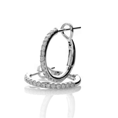 Diamond Creole 0,26ct. - Greg Pepin Silver