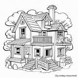 House Coloring Pages  Free & Printable sketch template