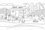 Camping Coloring Sheets Printable Pages sketch template