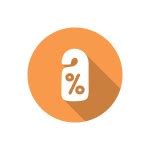 Percent symbol on hanging label Stock Vector Image by ©LovArt #78131242