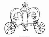 Cinderella Carriage Coloring Pages Sketch Page sketch template