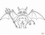 Cute Devil coloring page  Free Printable Coloring Pages sketch template