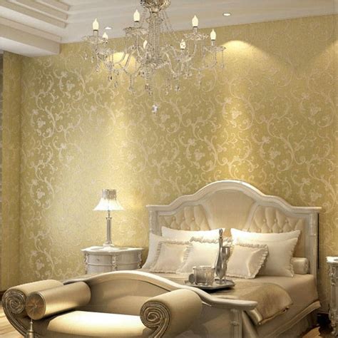 Bedroom Gold Wallpaper Texture- WallpaperUse