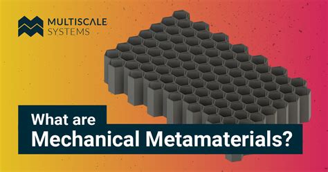 What are mechanical metamaterials? | Multiscale Systems