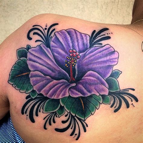 75+ Best Hibiscus Flower Tattoo Meaning & Designs - Art of Nature (2018)