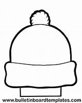 Winter Hat Coloring Page Sketch sketch template