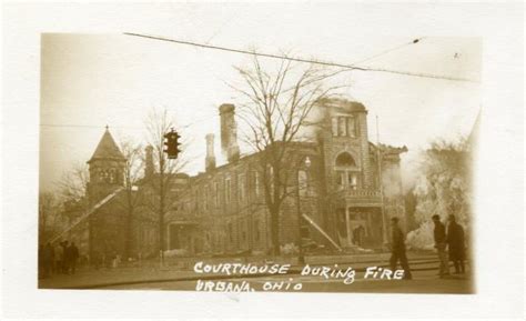 SPRINGFIELD FIRE JOURNAL Ohio Fire History: URBANA COURTHOUSE - 1948