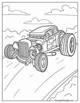 20 Hot Rod Coloring Pages Free PDF Printables sketch template