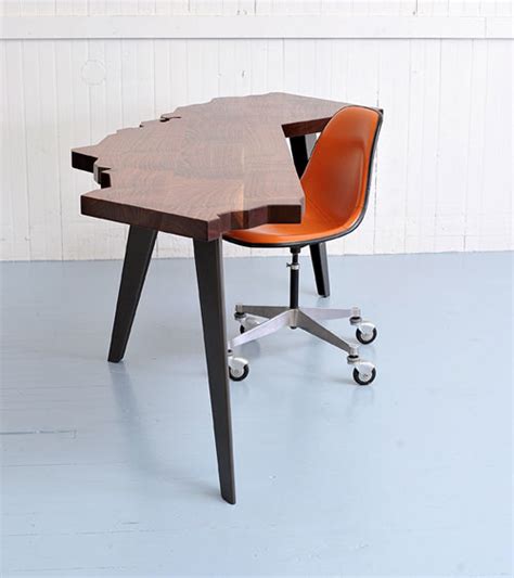 If It's Hip, It's Here (Archives): California Shaped Desks and Coffee Tables By J. Rusten Studio