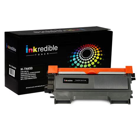 Brother TN450 Compatible Black Toner Cartridge High Yield - 1/Pack | Inkredible Toner™