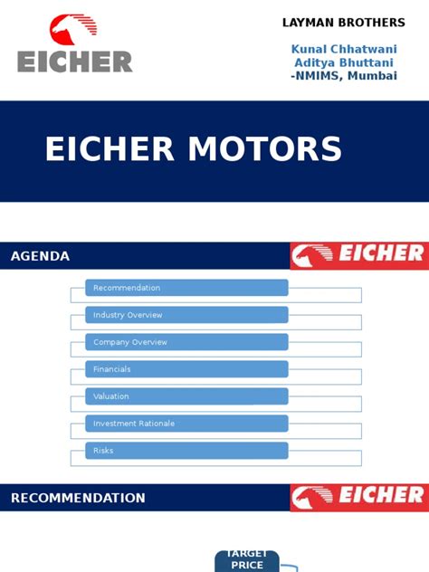 Eicher Motors | PDF | Discounted Cash Flow | Discounting