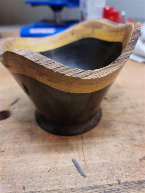 African Blackwood bowl. : r/turning