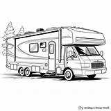 Camper & Rv Coloring Pages  Free Printable sketch template