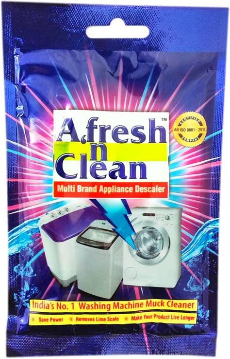 SMIPLEBOL Afresh 'n Clean Multi Brand Appliance Descaler for Washing Machine Dishwashing ...