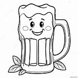 Beer Mug Coloring Page 52342 41901 sketch template
