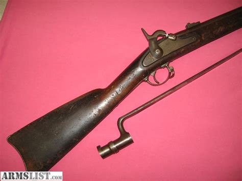 ARMSLIST - For Sale: 1863 Springfield Civil War musket & bayonet.