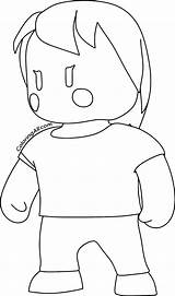 Stumble Guys Coloring Pages 45 Free Printables  ColoringAll sketch template