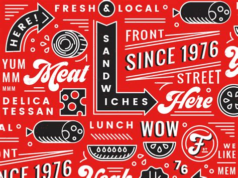 Front Street Deli by Allie Mounce on Dribbble