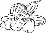 Coloriage  Corbeille de Fruits Coloriages à Imprimer Gratuits sketch template