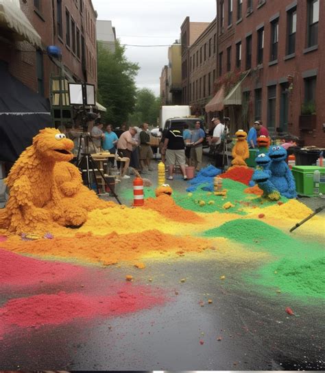 Sesame Street - Behind the Scenes : r/midjourney