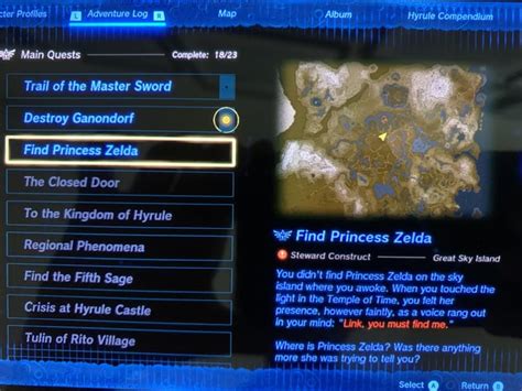 [TotK] Main Quest - Find Zelda : r/zelda