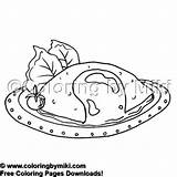 Delicious Meals Omelet Coloring Page 2058  pages Free sketch template